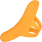 Neon Vibes - The Pleasure Vibe Rechargeable Waterproof Silicone Finger Vibrator By CalExotics - Orange