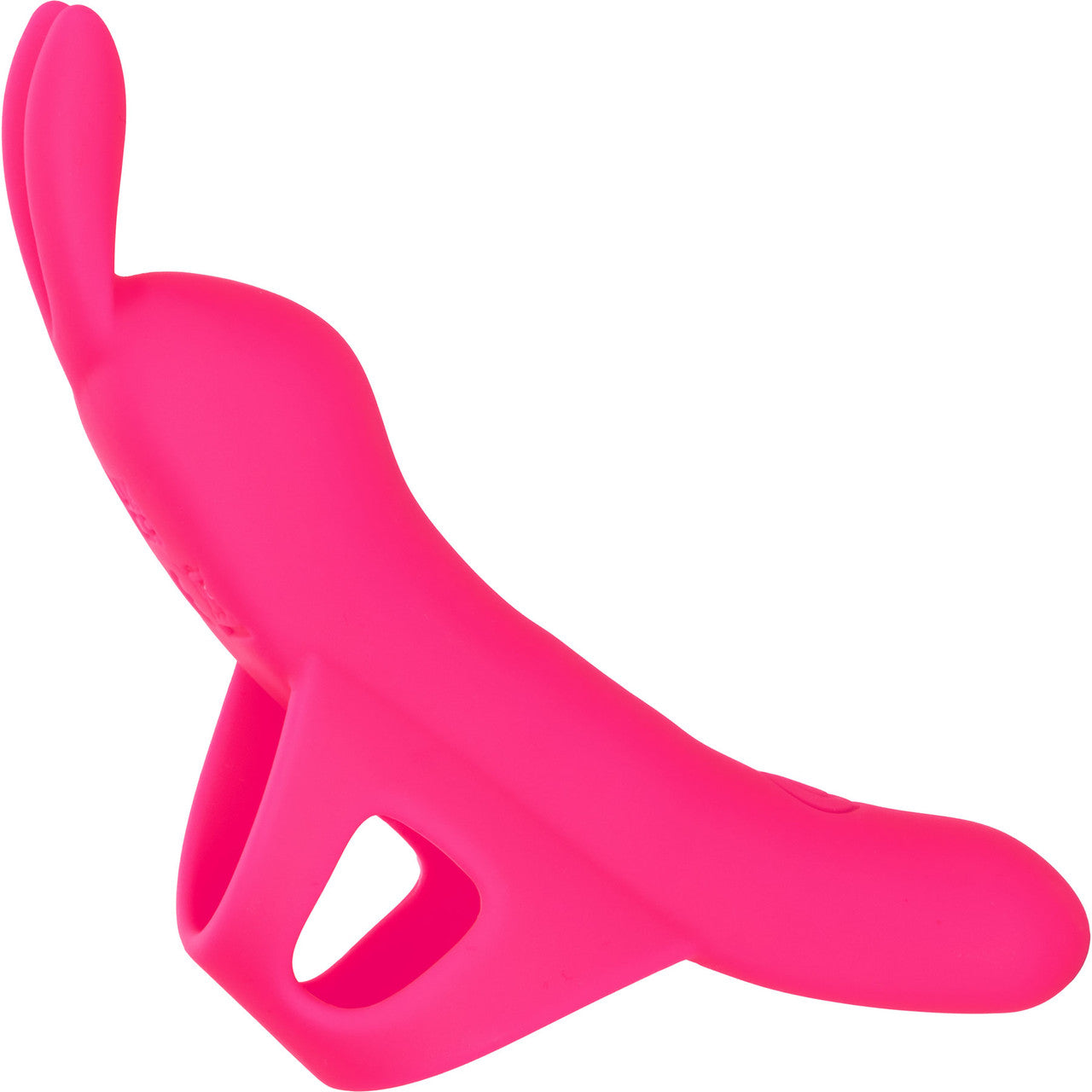 Neon Vibes - The Flirty Vibe Rechargeable Silicone Finger Vibrator By CalExotics - Pink