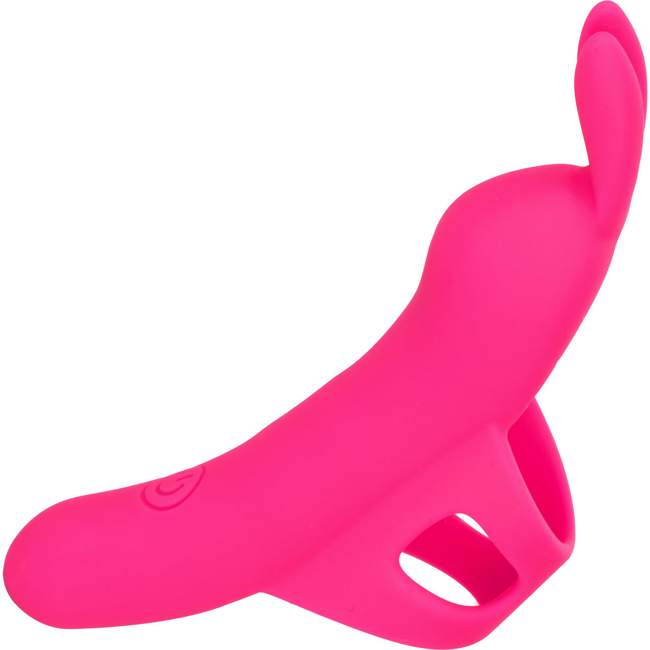 Neon Vibes - The Flirty Vibe Rechargeable Silicone Finger Vibrator By CalExotics - Pink