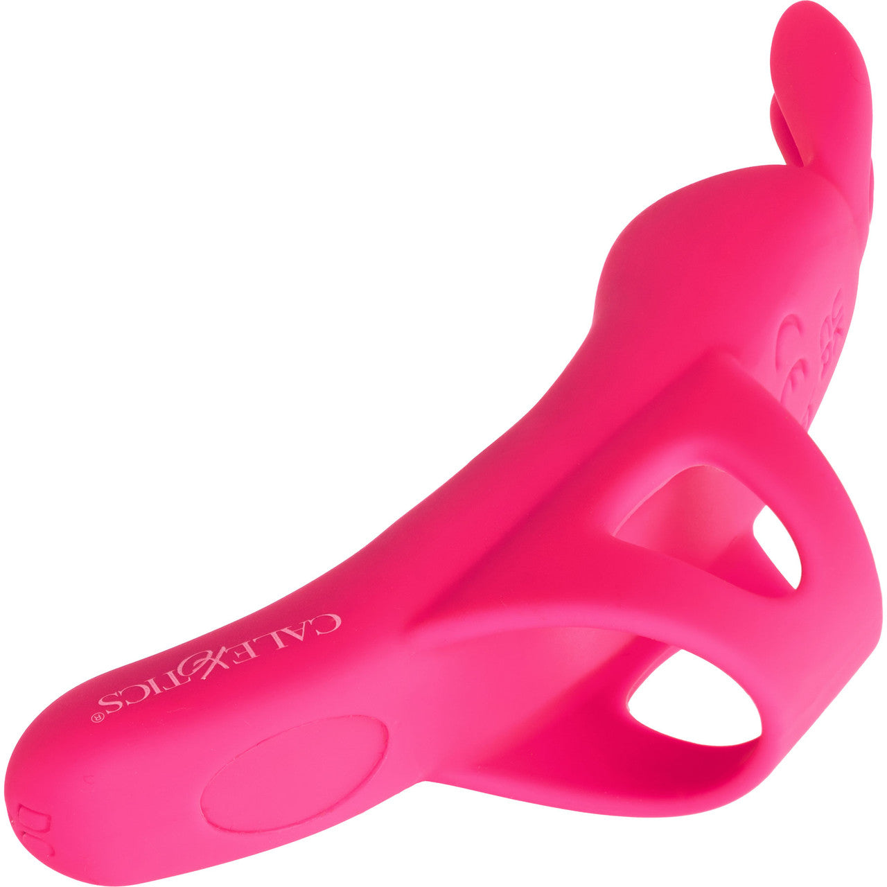 Neon Vibes - The Flirty Vibe Rechargeable Silicone Finger Vibrator By CalExotics - Pink