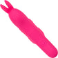 Neon Vibes - The Flirty Vibe Rechargeable Silicone Finger Vibrator By CalExotics - Pink