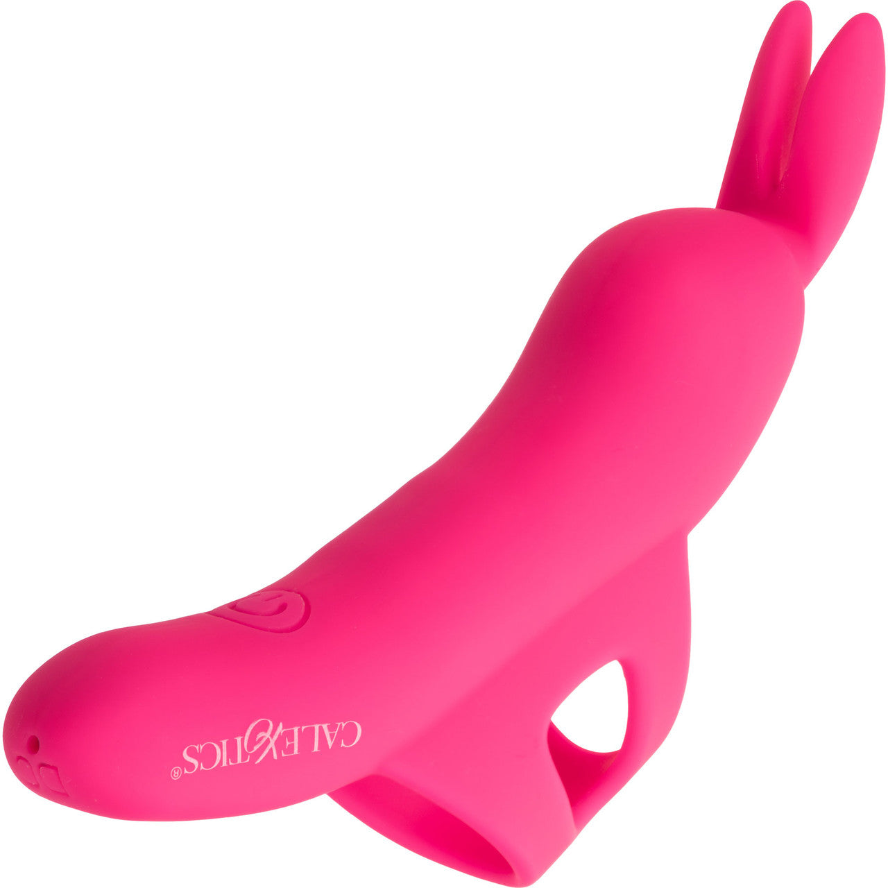 Neon Vibes - The Flirty Vibe Rechargeable Silicone Finger Vibrator By CalExotics - Pink