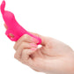 Neon Vibes - The Flirty Vibe Rechargeable Silicone Finger Vibrator By CalExotics - Pink