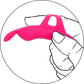 Neon Vibes - The Flirty Vibe Rechargeable Silicone Finger Vibrator By CalExotics - Pink