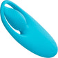 Neon Vibes - The Orgasm Vibe Rechargeable Silicone Finger Vibrator By CalExotics - Blue