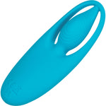 Neon Vibes - The Orgasm Vibe Rechargeable Silicone Finger Vibrator By CalExotics - Blue