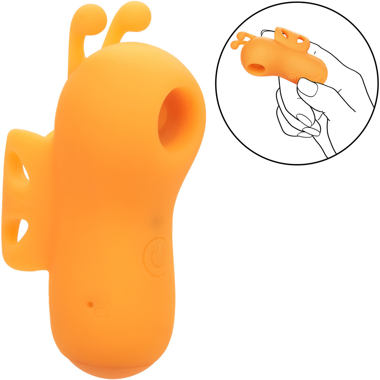 Neon Vibes The Buzzing Vibe Rechargeable Waterproof Silicone Thumping Finger Vibrator By CalExotics