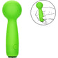 Neon Vibes The Bubbly Vibe Rechargeable Waterproof Silicone Mini Wand Vibrator By CalExotics