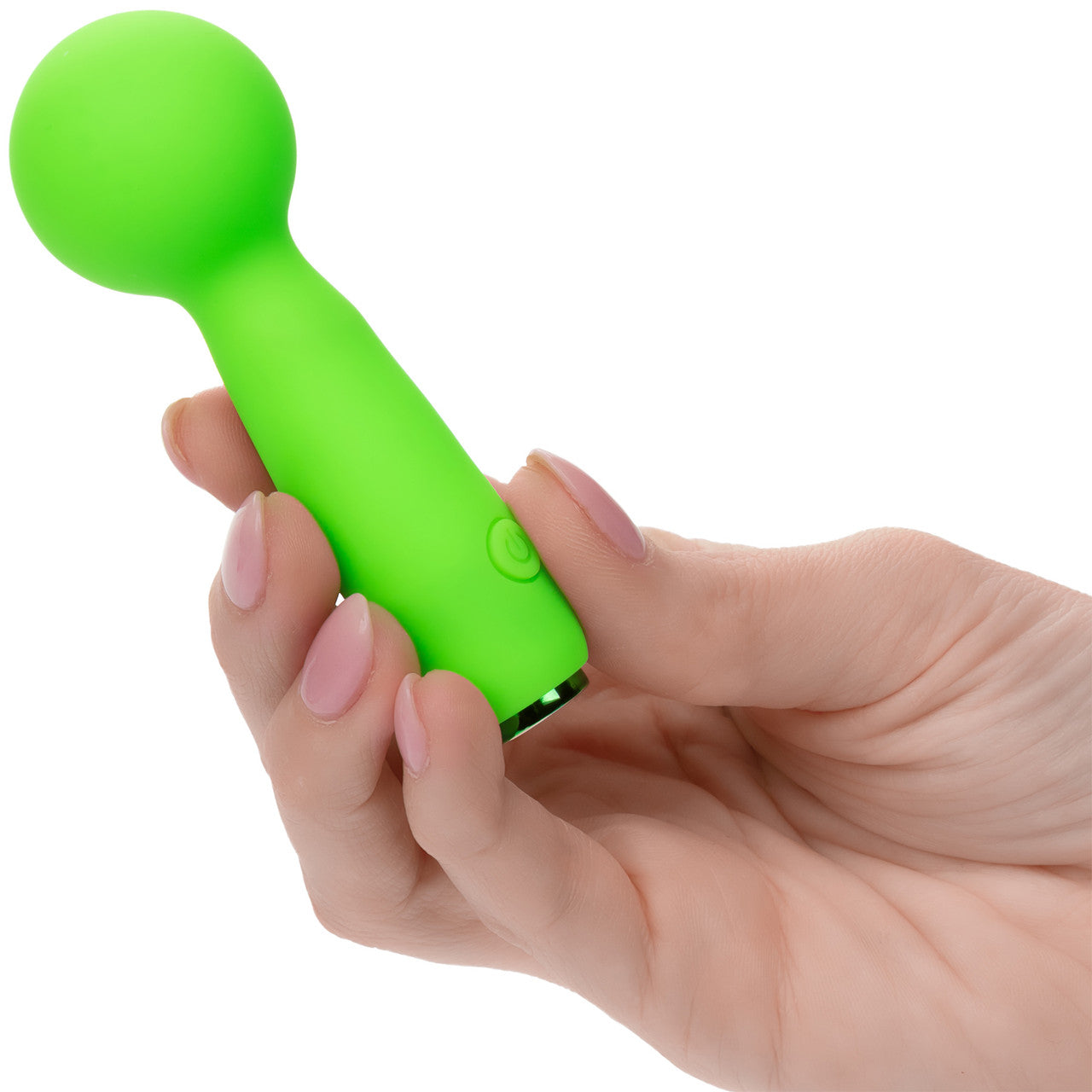 Neon Vibes The Bubbly Vibe Rechargeable Waterproof Silicone Mini Wand Vibrator By CalExotics