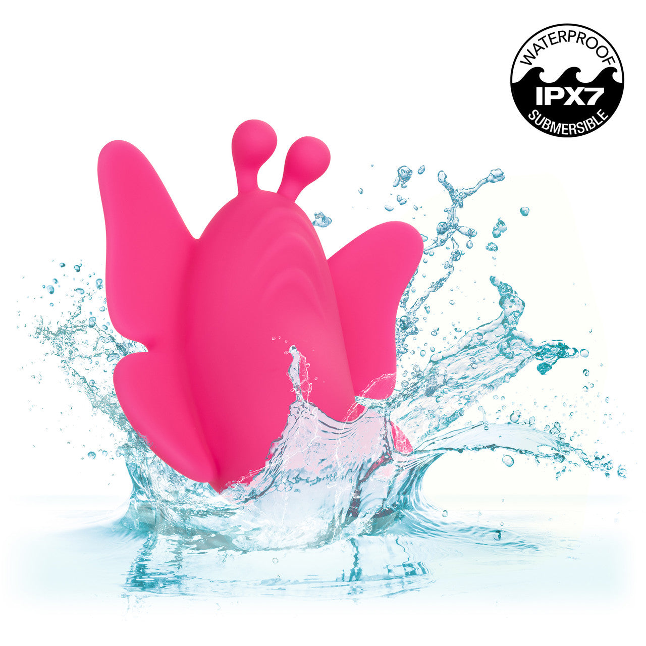 Neon Vibes The Flutter Vibe Rechargeable Waterproof Silicone Magnetic Panty Vibrator By CalExotics