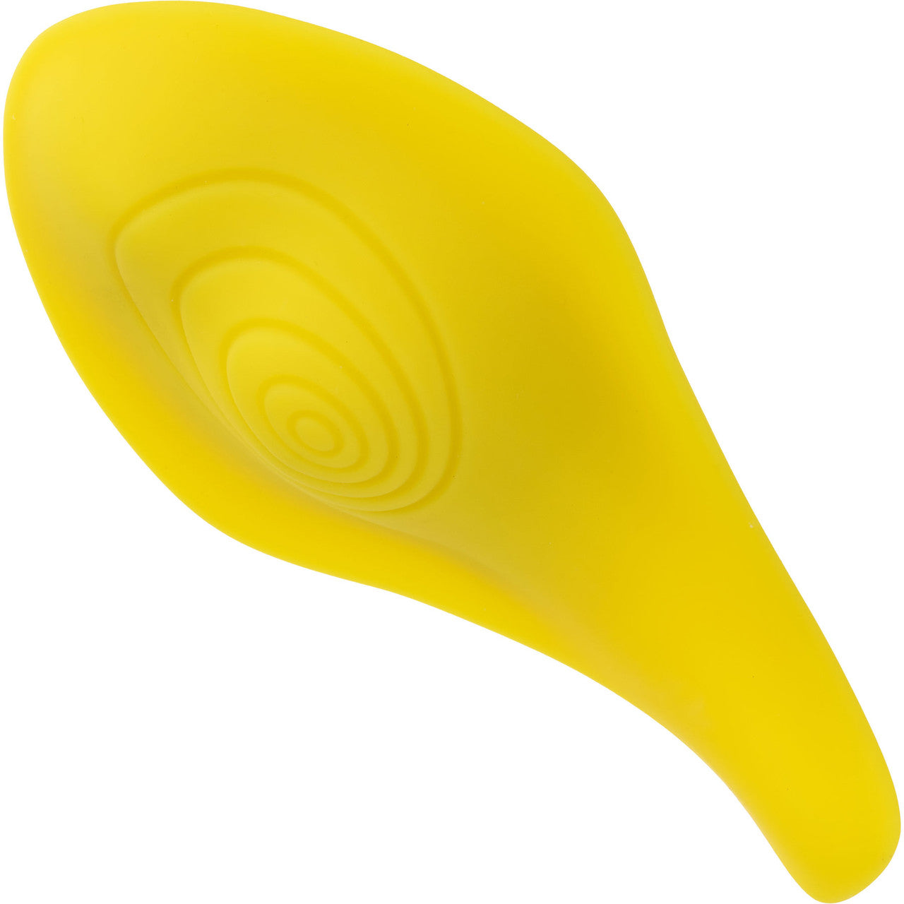 Neon Vibes - The Secret Vibe Rechargeable Silicone Lay On Vibrator With Remote By CalExotics - Yellow