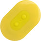 Neon Vibes - The Secret Vibe Rechargeable Silicone Lay On Vibrator With Remote By CalExotics - Yellow