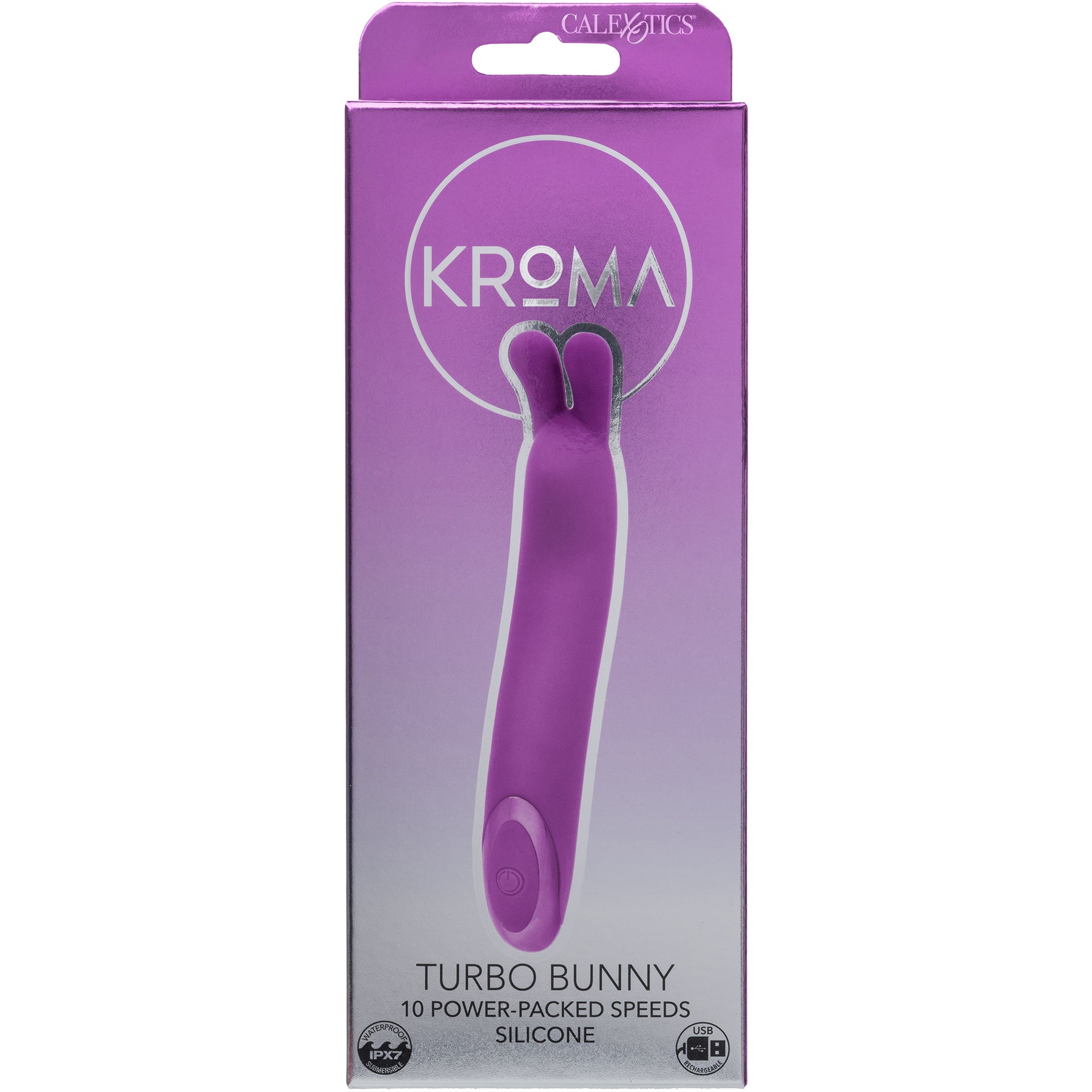 Kroma Turbo Bunny Rechargeable Silicone Vibrator By CalExotics