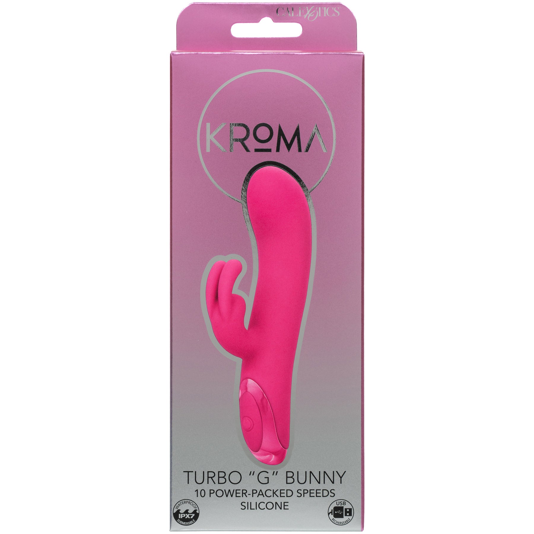 Kroma Turbo G Bunny Silicone Rabbit Style Vibrator By CalExotics