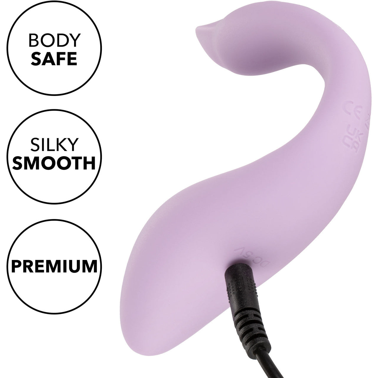 Slay #FlexMe Silicone Waterproof Rechargeable Dual Stimulation Vibrator By CalExotics - Purple