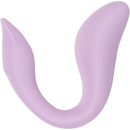 Slay #FlexMe Silicone Waterproof Rechargeable Dual Stimulation Vibrator By CalExotics - Purple