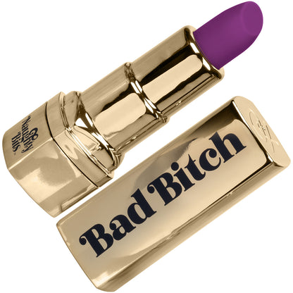 Naughty Bits Bad Bitch Waterproof Rechargeable Lipstick Vibrator By CalExotics