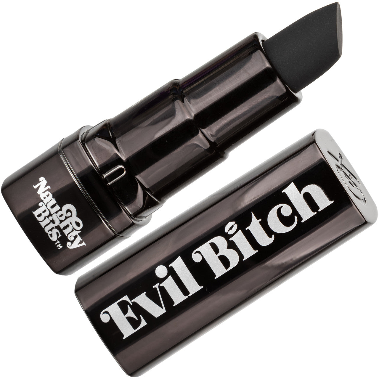 Naughty Bits Evil Bitch Waterproof Rechargeable Lipstick Vibrator By CalExotics