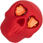 Naughty Bits Bone Head Rechargeable Silicone Handheld Massager By CalExotics - Red