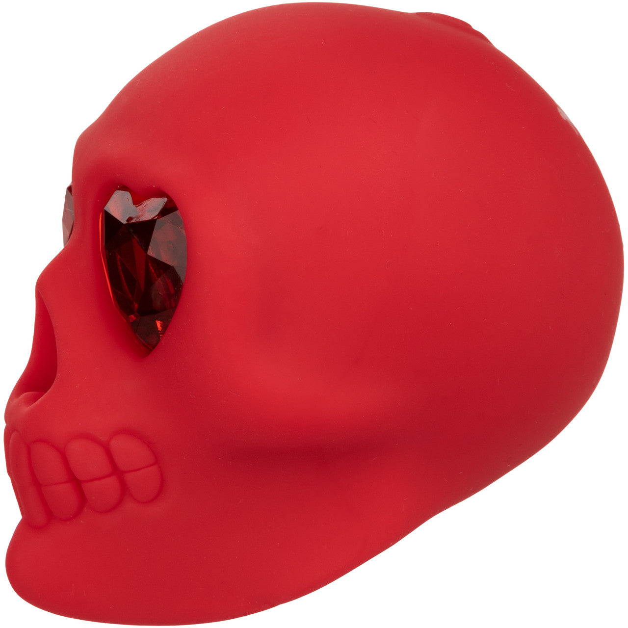 Naughty Bits Bone Head Rechargeable Silicone Handheld Massager By CalExotics - Red