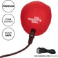 Naughty Bits Bone Head Rechargeable Silicone Handheld Massager By CalExotics - Red