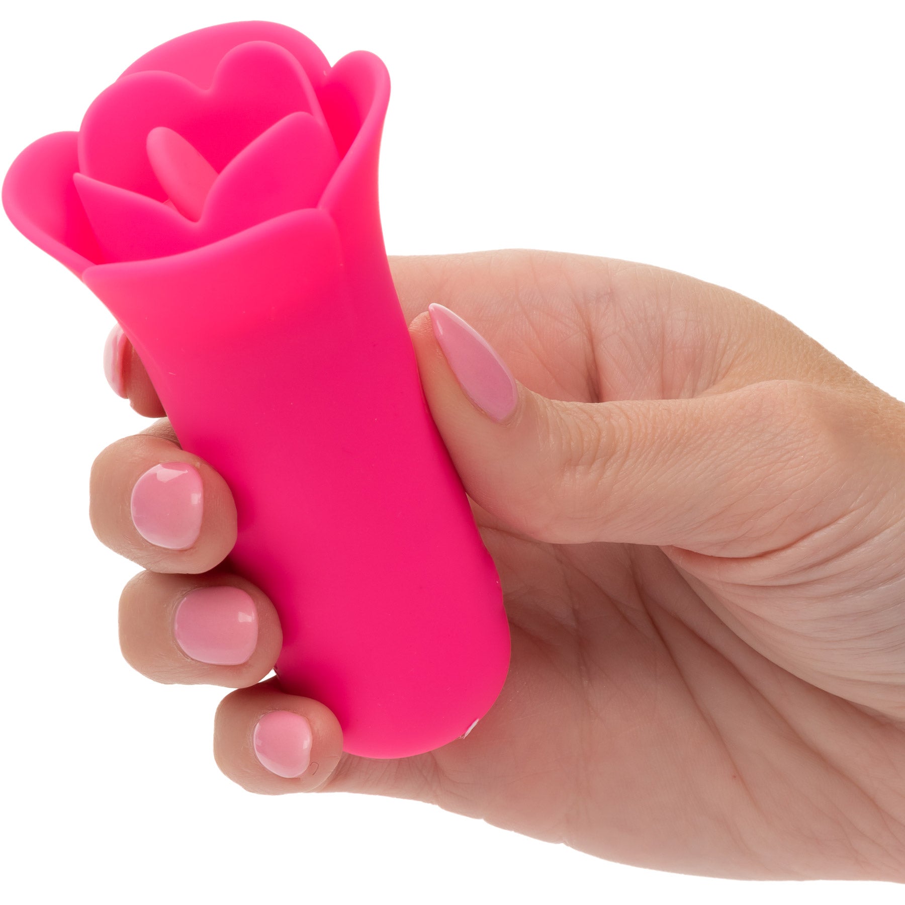 Naughty Bits® Lily Licker Mini Flower Flicker Rechargeable Silicone Vibrator By CalExotics