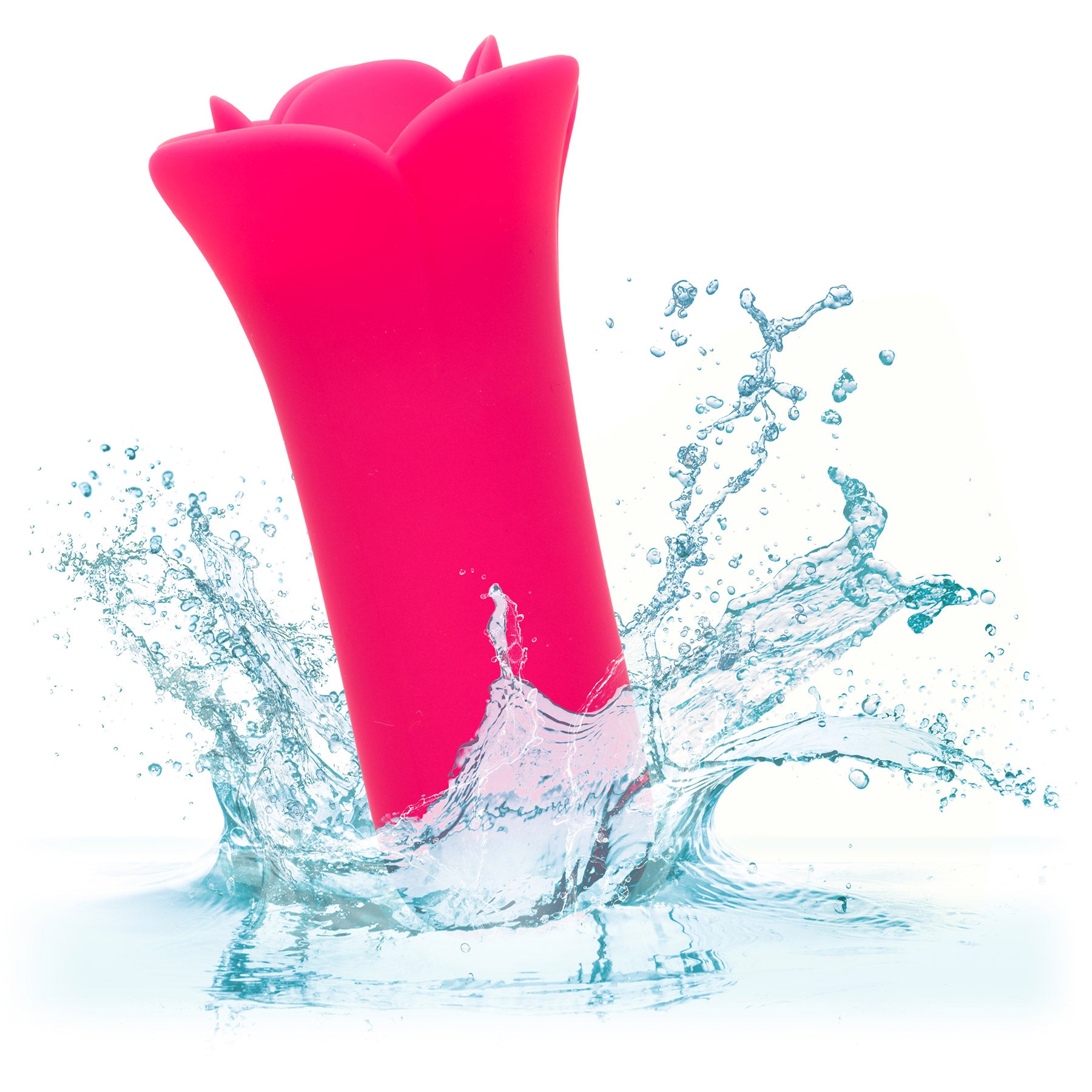 Naughty Bits® Lily Licker Mini Flower Flicker Rechargeable Silicone Vibrator By CalExotics