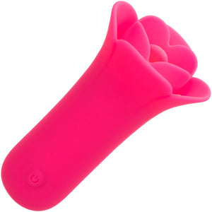 Naughty Bits® Lily Licker Mini Flower Flicker Rechargeable Silicone Vibrator By CalExotics