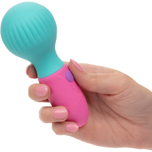 Naughty Bits® To The Max™ Rechargeable Silicone Vibrating Mini Wand By CalExotics