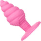 Naughty Bits Yum Bum Ice Cream Cone Silicone Butt Plug By CalExotics - Pink