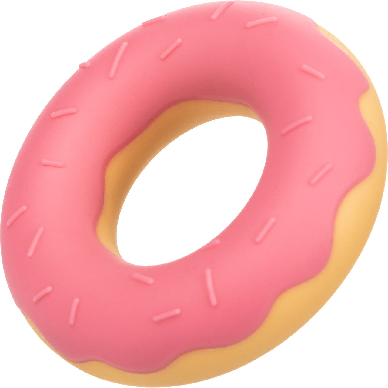 Naughty Bits Dickin' Donuts Silicone Donut Cock Ring By CalExotics - Pink