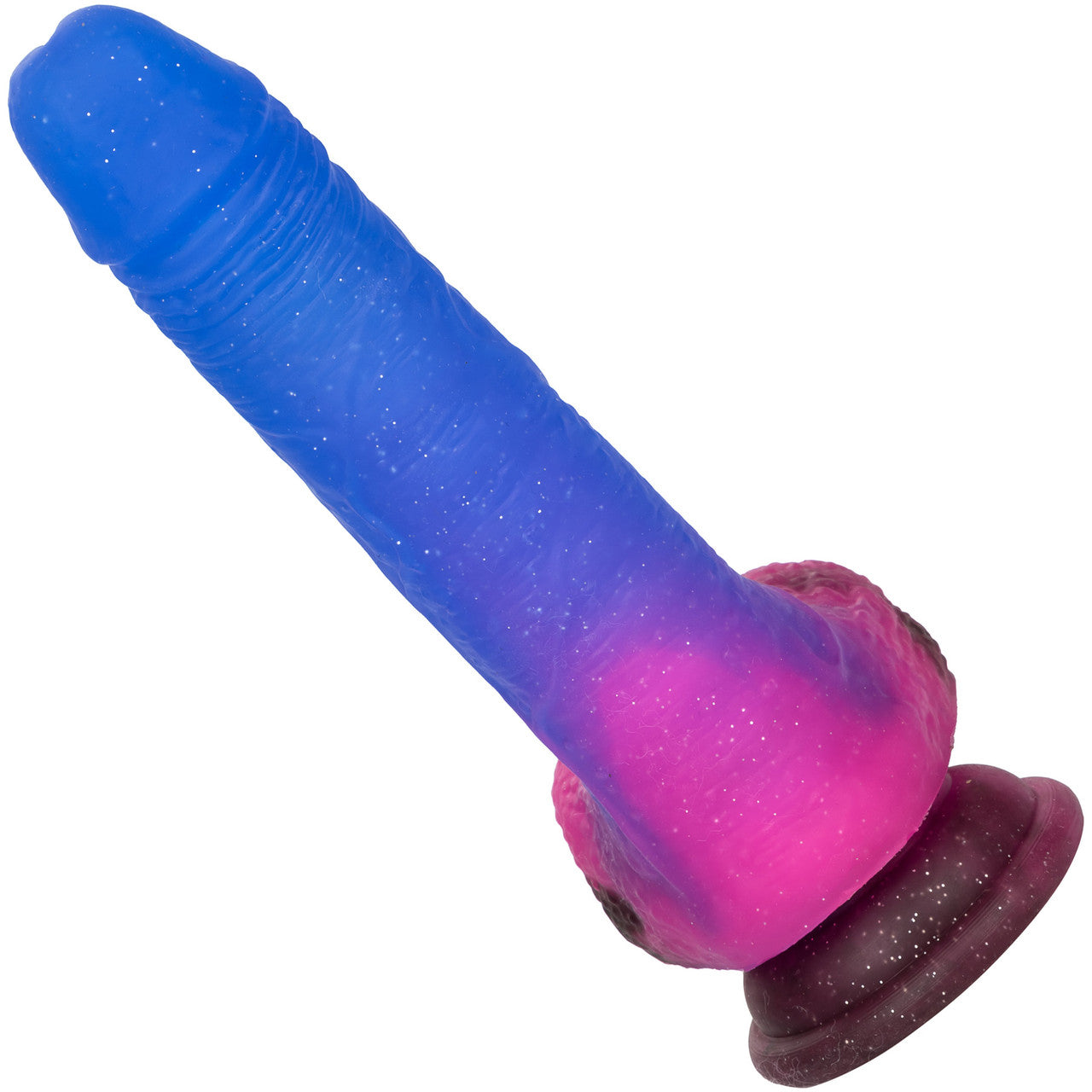 Naughty Bits Ombré Hombre Silicone Vibrating Suction Cup 7.25" Dildo by CalExotics