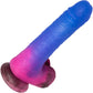 Naughty Bits Ombré Hombre Silicone Vibrating Suction Cup 7.25" Dildo by CalExotics