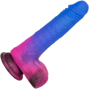 Naughty Bits Ombré Hombre Silicone Vibrating Suction Cup 7.25" Dildo by CalExotics