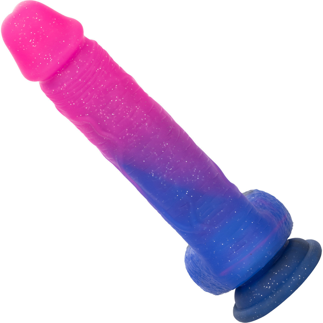 Naughty Bits Ombré Hombre XL Silicone Vibrating Suction Cup 8.5" Dildo by CalExotics