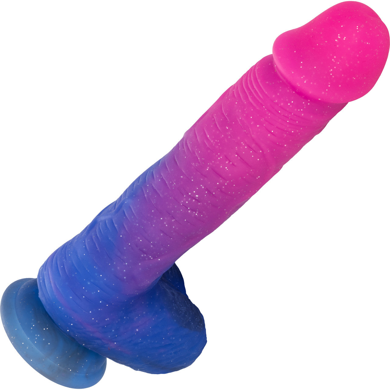 Naughty Bits Ombré Hombre XL Silicone Vibrating Suction Cup 8.5" Dildo by CalExotics