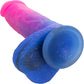 Naughty Bits Ombré Hombre XL Silicone Vibrating Suction Cup 8.5" Dildo by CalExotics