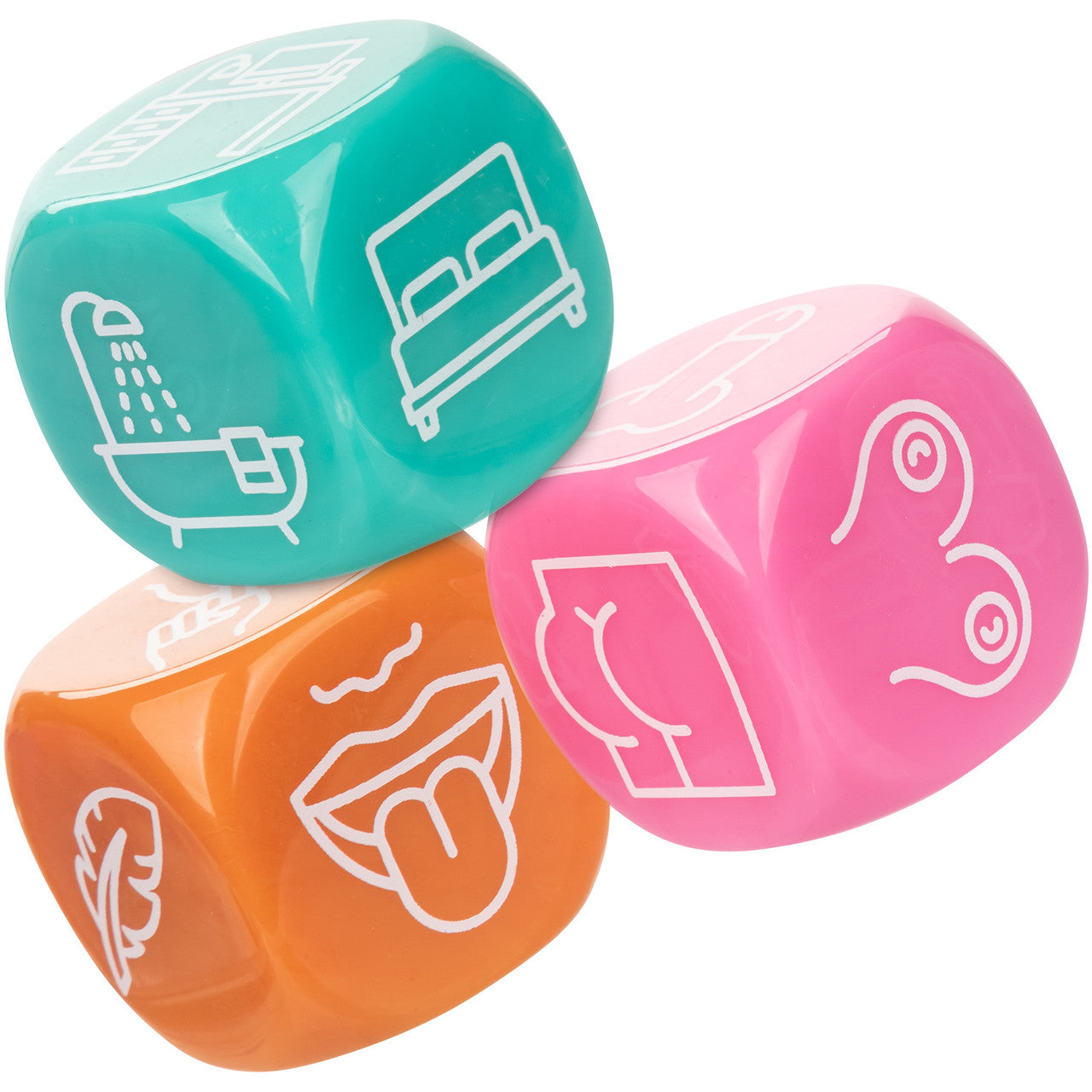 Naughty Bits Roll With It Icon-Based Sex Dice Game By CalExotics