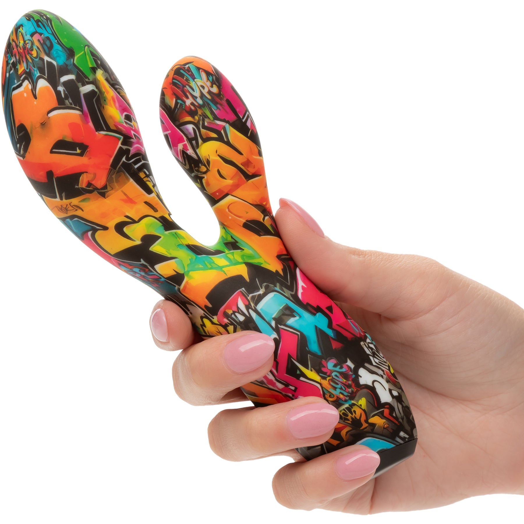 Hype Dual Stim Silicone Waterproof Rechargeable Rabbit Style Vibrator