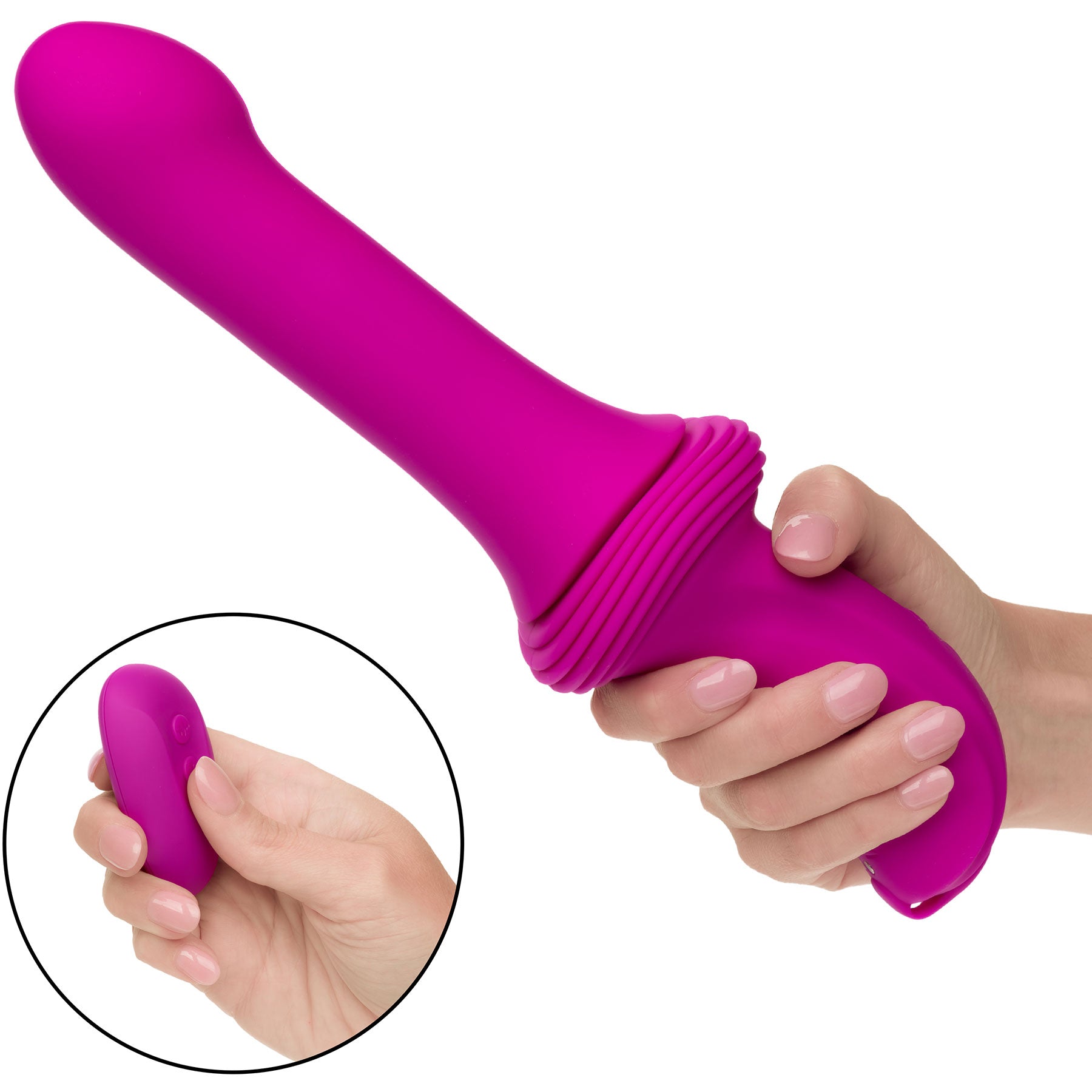 Overdrive Remote Control Sex Machine Handheld Silicone Smooth Thruster By CalExotics