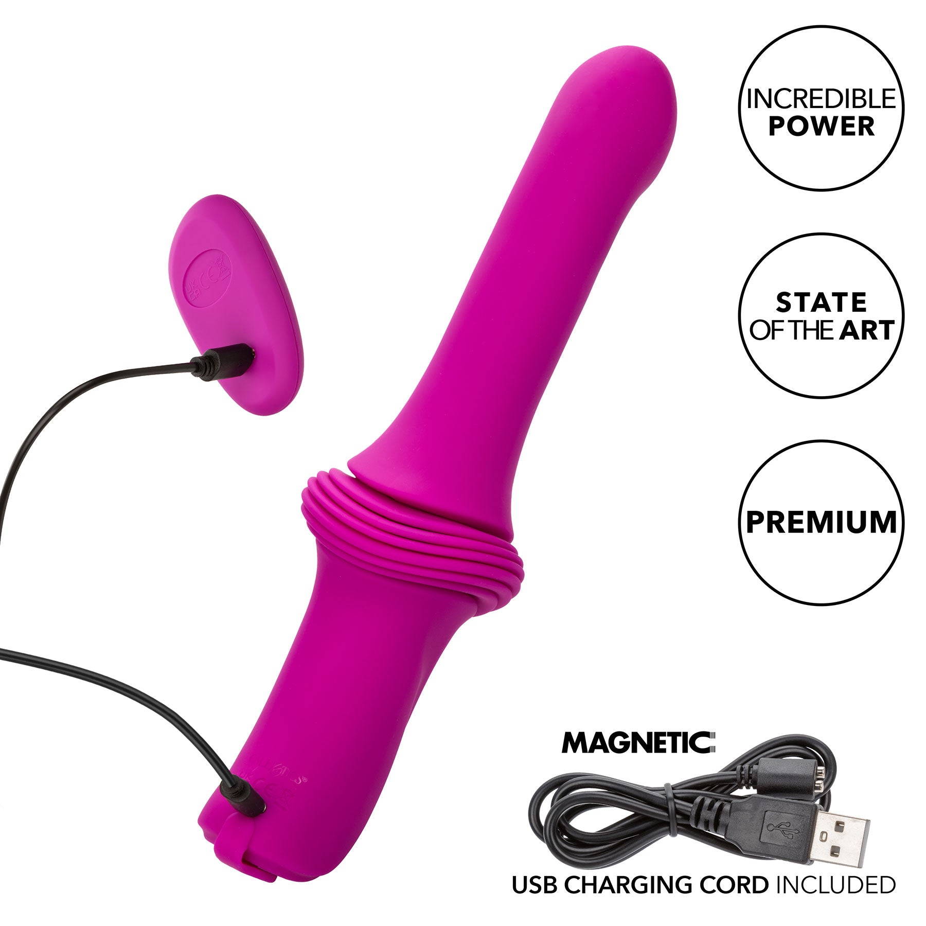 Overdrive Remote Control Sex Machine Handheld Silicone Smooth Thruster By CalExotics