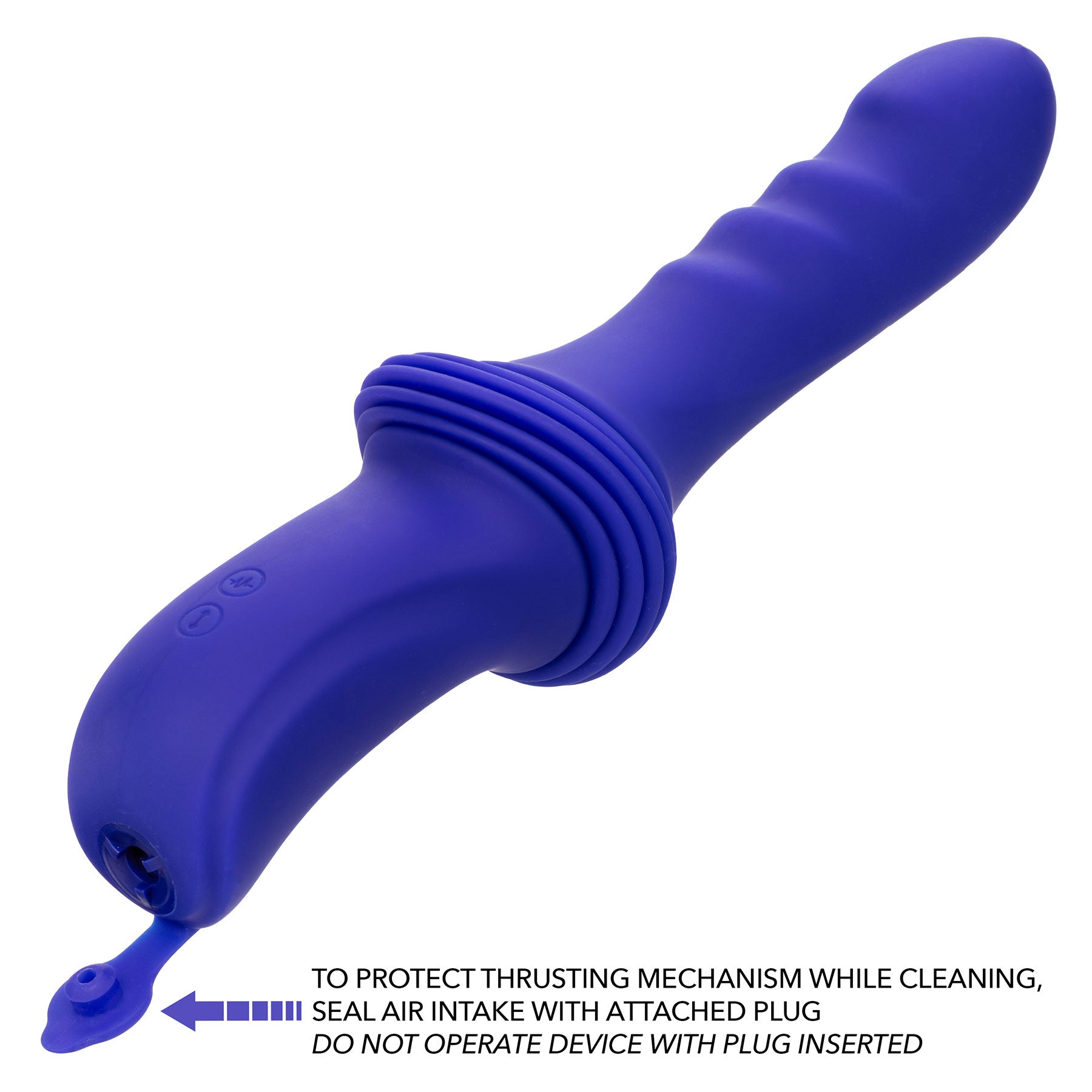 Overdrive Remote Control Sex Machine Handheld Silicone Ridged Thruster By CalExotics