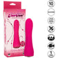 Gem Vibe Collection 7" Bliss Rechargeable Waterproof Silicone G-Spot Vibrator By CalExotics - Pink