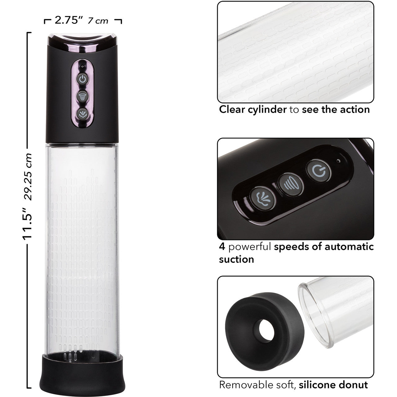 Peak Rechargeable Penis Pump By CalExotics