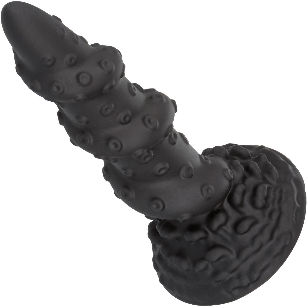 Monster Dong The Kraken 8" Silicone Suction Cup Dildo By CalExotics - Black