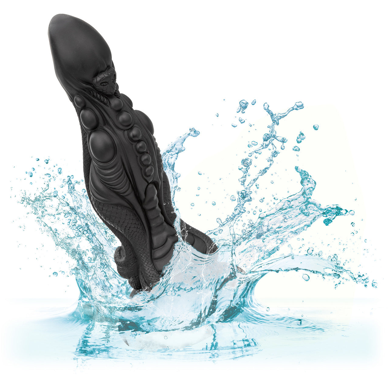 Monster Dong The Colossus 9.75" Silicone Suction Cup Dildo By CalExotics - Black