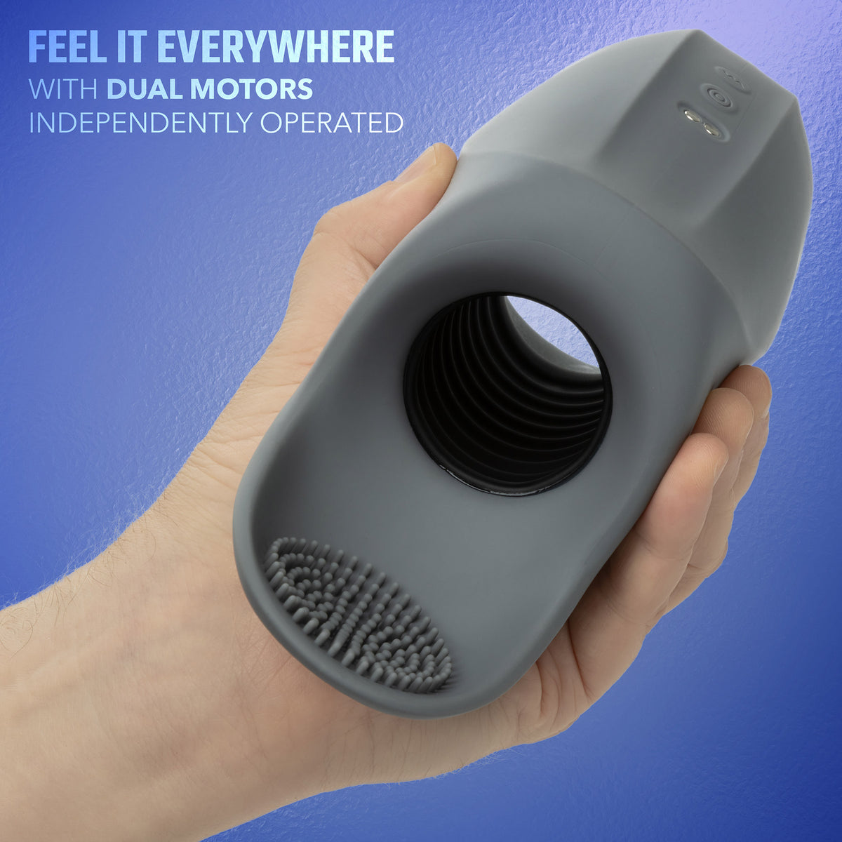 Milk Master™ Rechargeable Squeeze & Please Vibrating Penis Masturbator