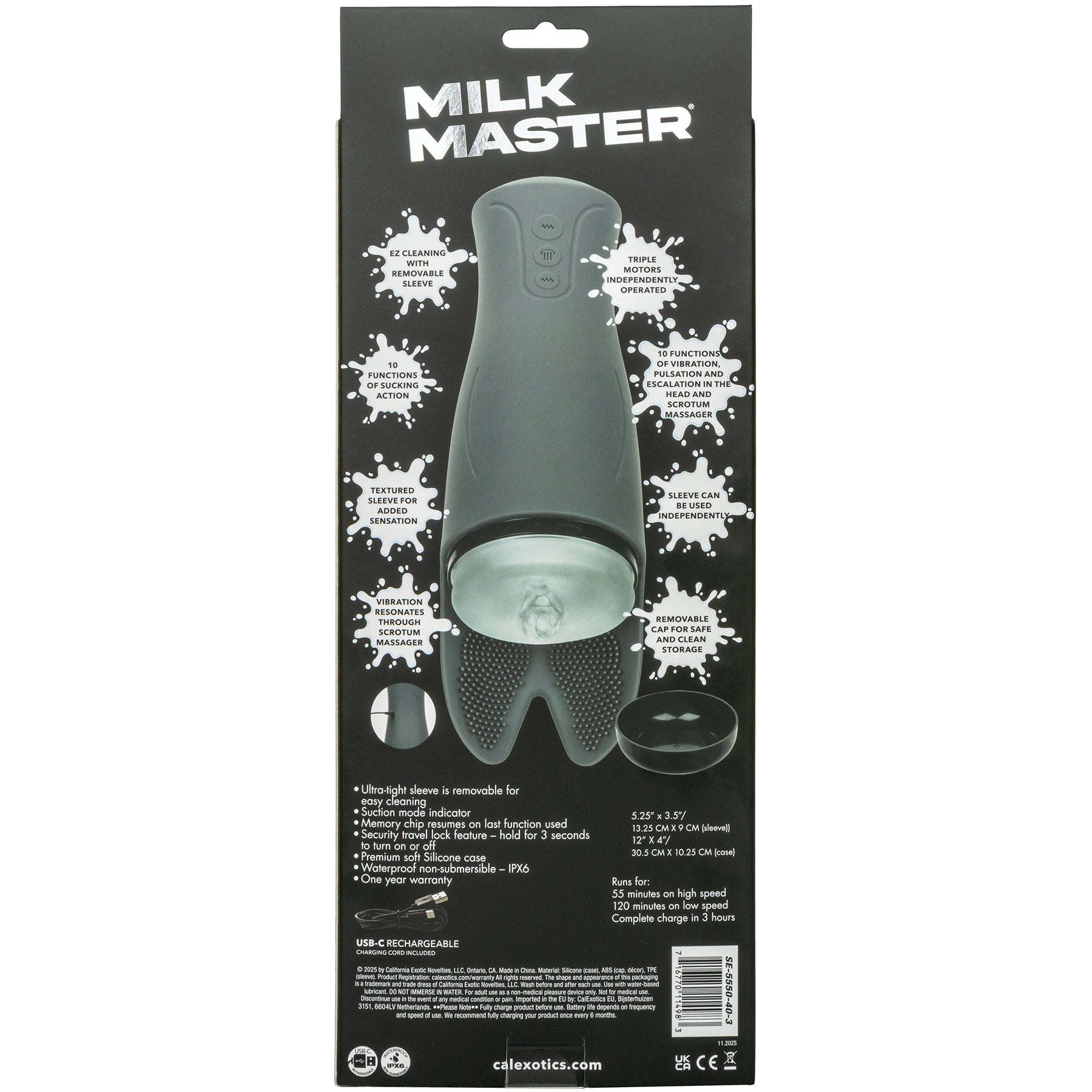 Milk Master™ Ultimate Automatic Milker Vibrating Penis Masturbator