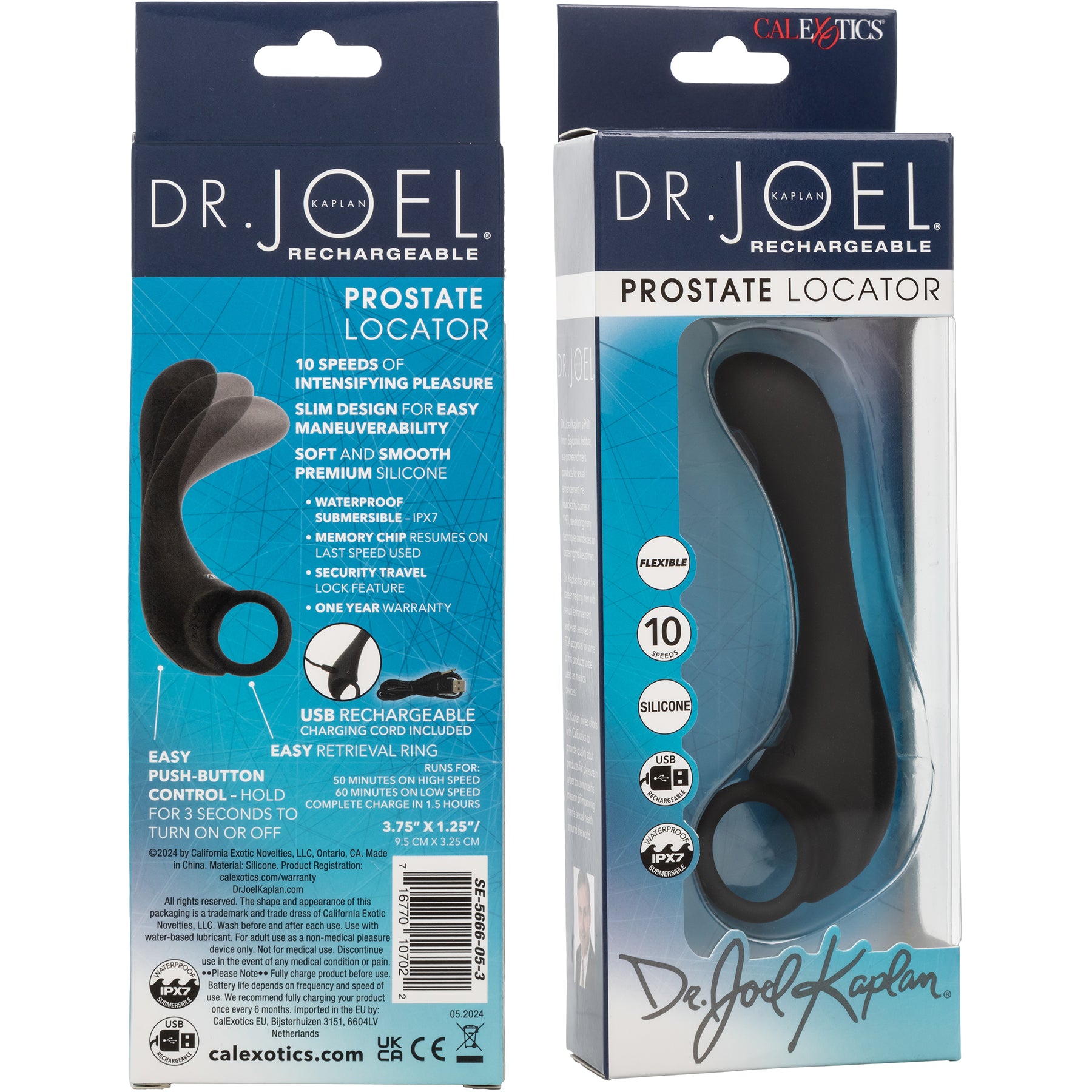 Dr. Joel Kaplan Rechargeable Silicone Prostate Locator