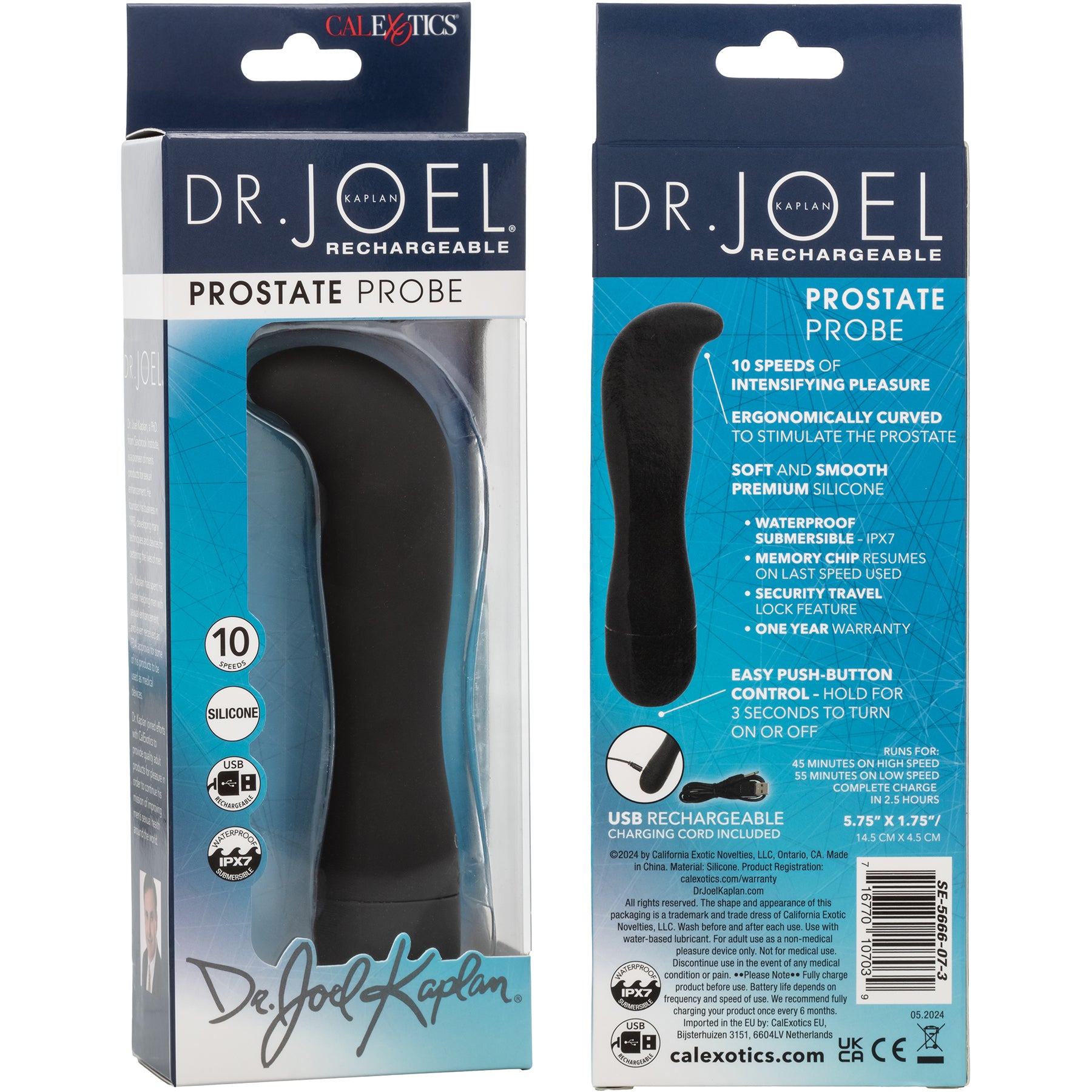 Dr. Joel Kaplan Rechargeable Silicone Prostate Probe